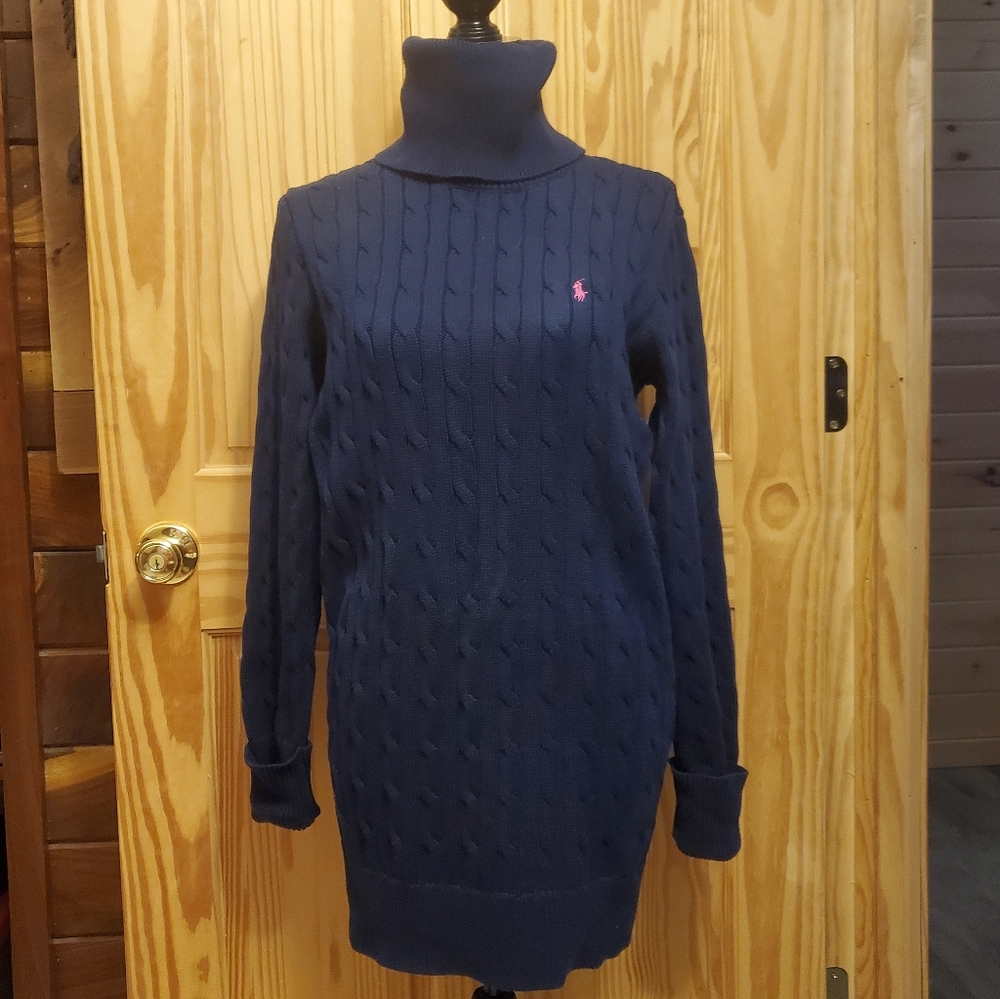 Polo Ralph Lauren Sport Cable Knit Turtleneck Sweater  Large